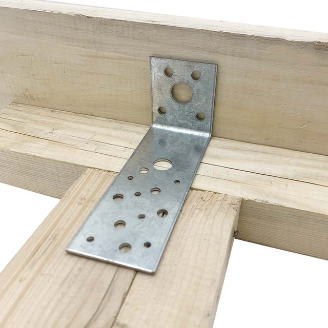Galvanized Steel Timber Connector 90 Degree Angle Bracket