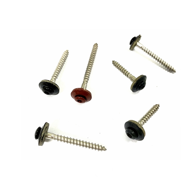A2-70 A4-80 Metric Roofing Screws with Rubber Washer Zinc Coated Stainless Steel