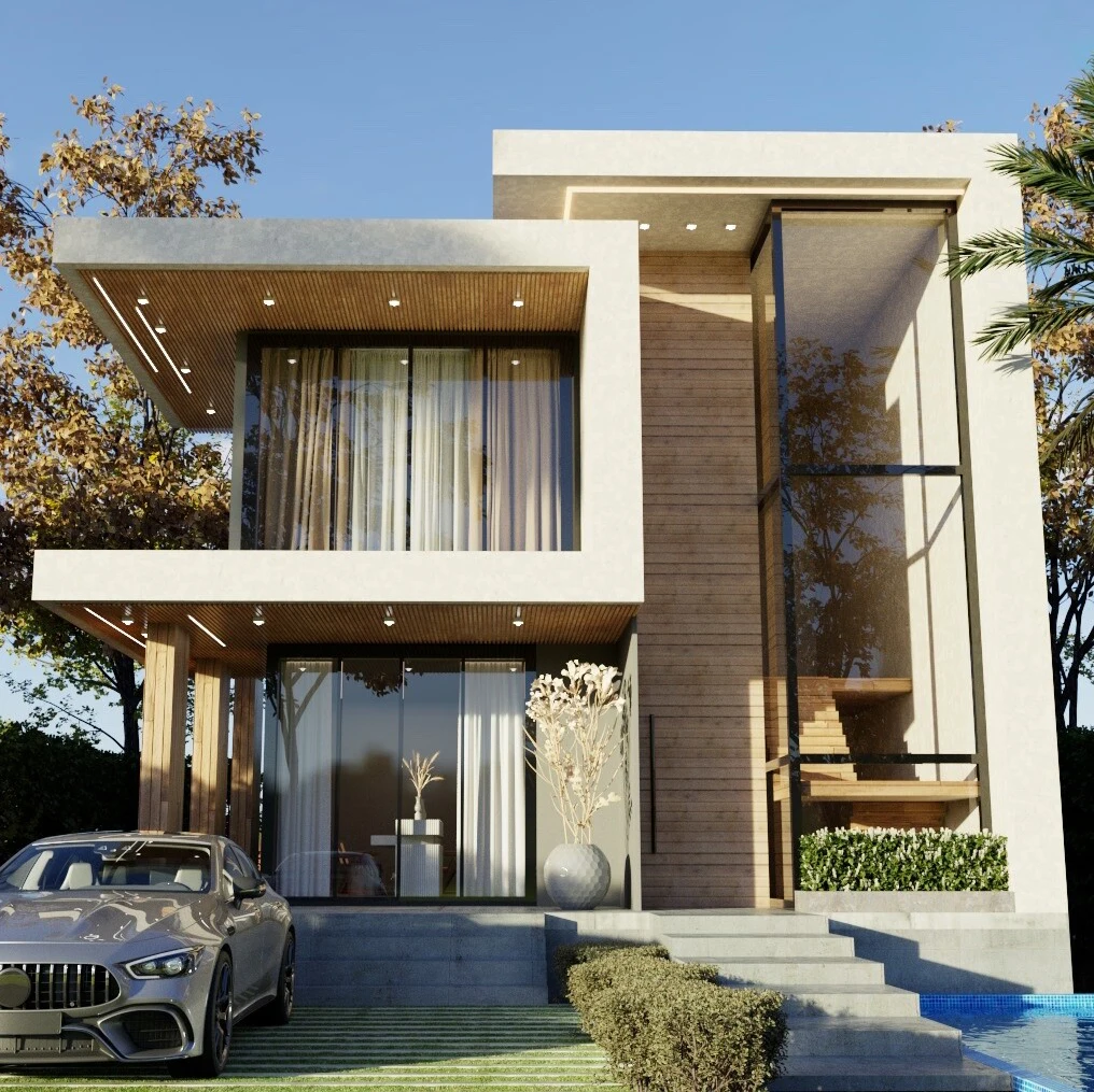 AU/NZ Standard Modern Villa Luxury House Structure