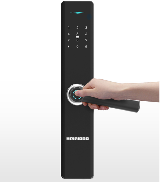 Digital Door Handle Smart Lock with WiFi Cloud Data Storage