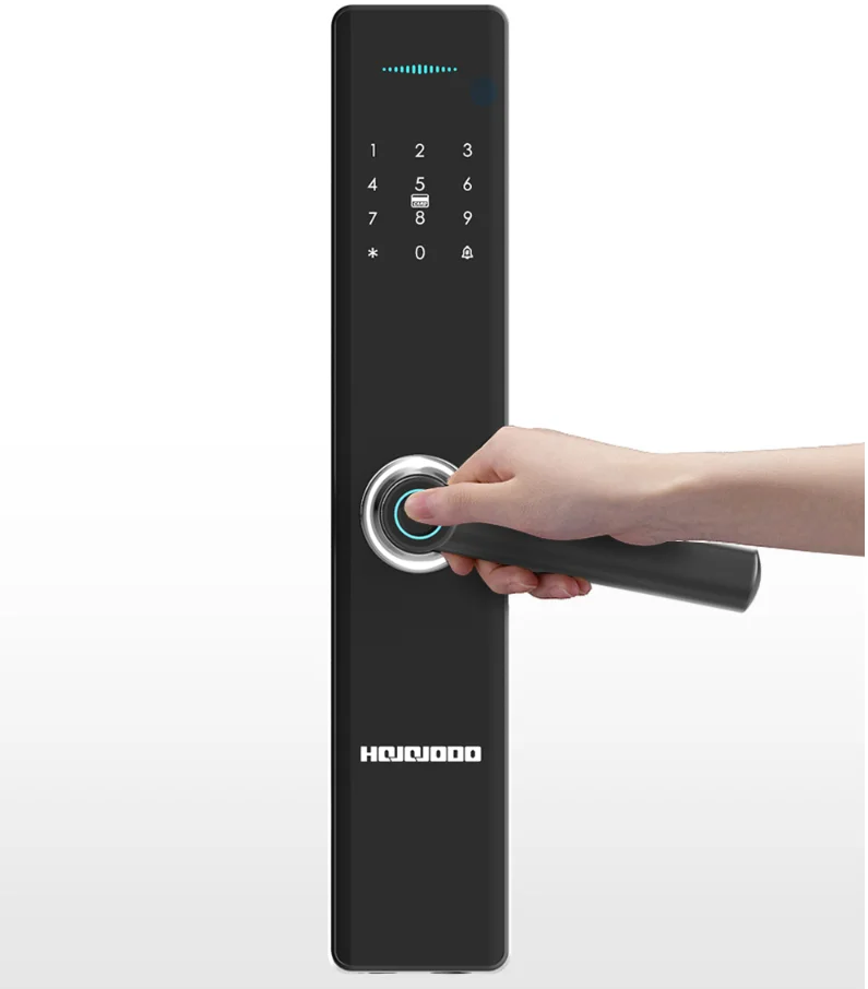 Digital Door Handle Smart Lock with WiFi Cloud Data Storage