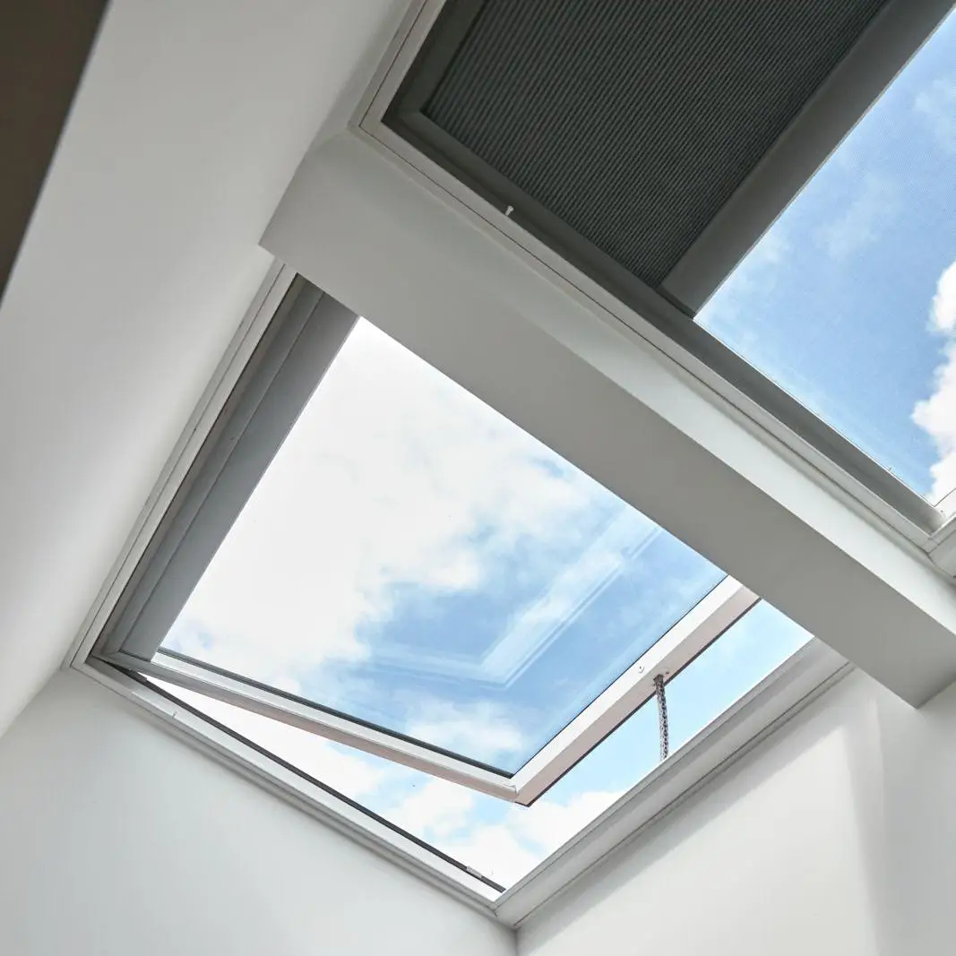Modern Open 90 Degrees Skylight Electric Roof Hatches for Pitched Roof