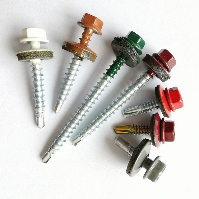 2 1/2 " Galvanised Zinc Coated Stainless Steel Combined Metal 65mm Self Drill Screw