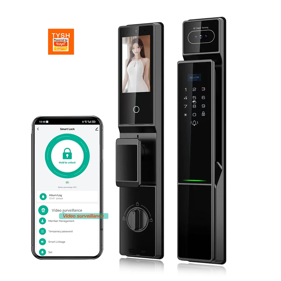 TYSH Smart Locks Tuya Digital Biometric Fingerprint Reader