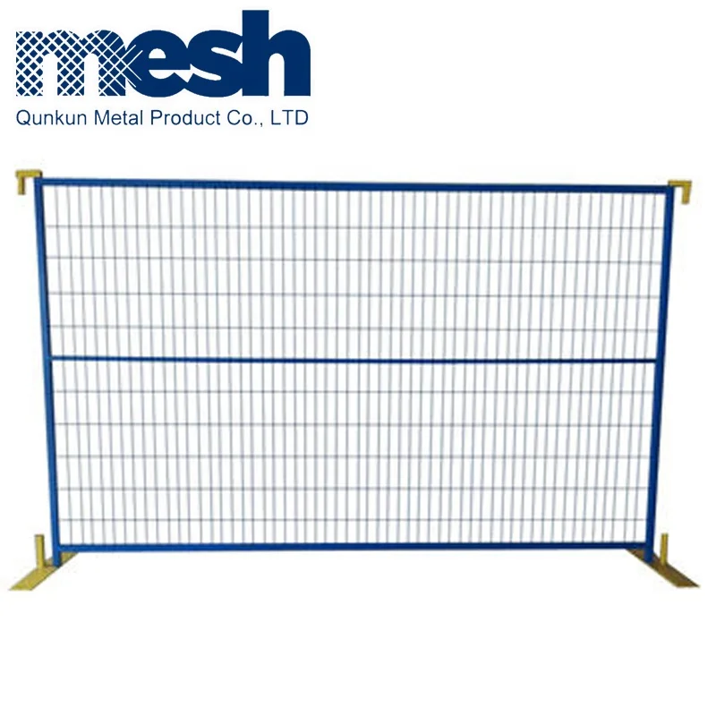 Stand Galvanized Iron Canada Standard Temporary Safety Fence Panel Modular