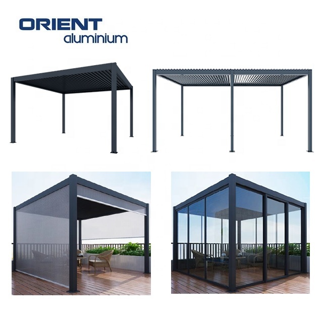 3x3 4x4 Louvered Aluminium Pergola Biolimatic