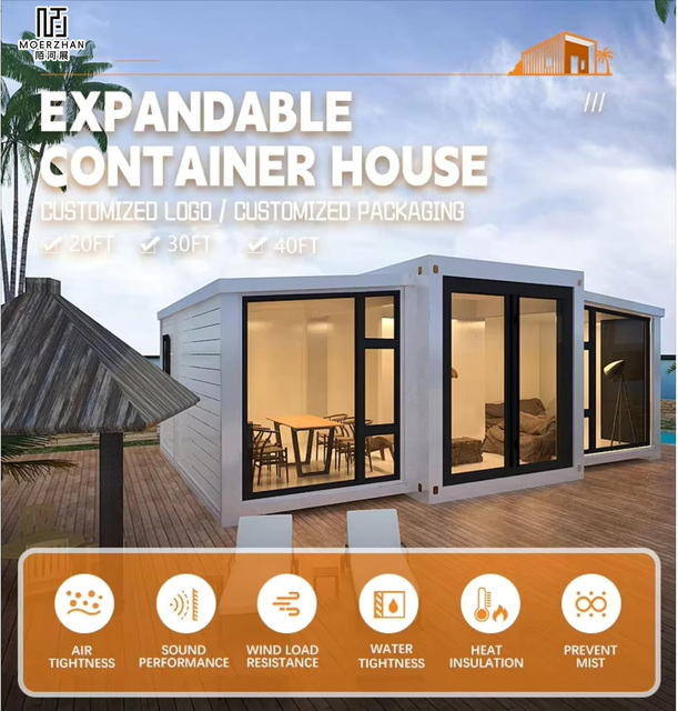 2-Bedroom Luxury Folding Villa Expandable Container Home