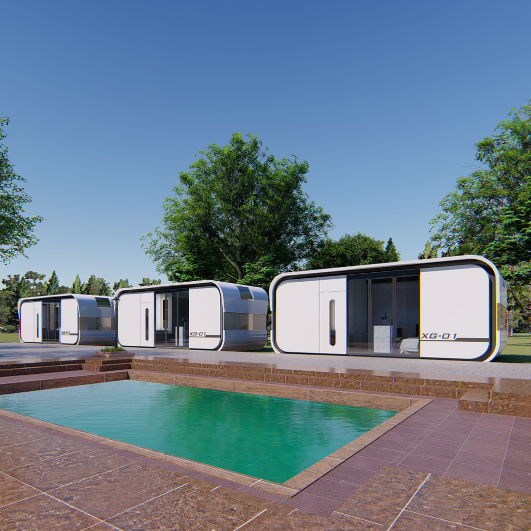 Prefabricated Metal Structure One Bedroom Tiny Home