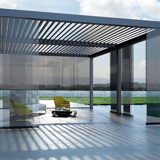 TOMA AS2047 Garden Pergola Aluminium Outdoor Two Post