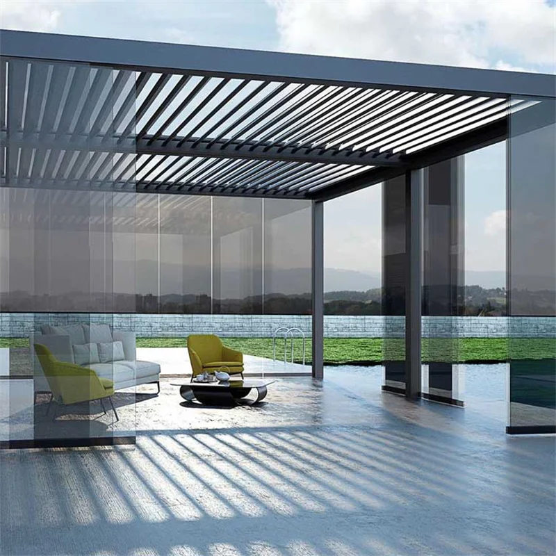 TOMA AS2047 Garden Pergola Aluminium Outdoor Two Post