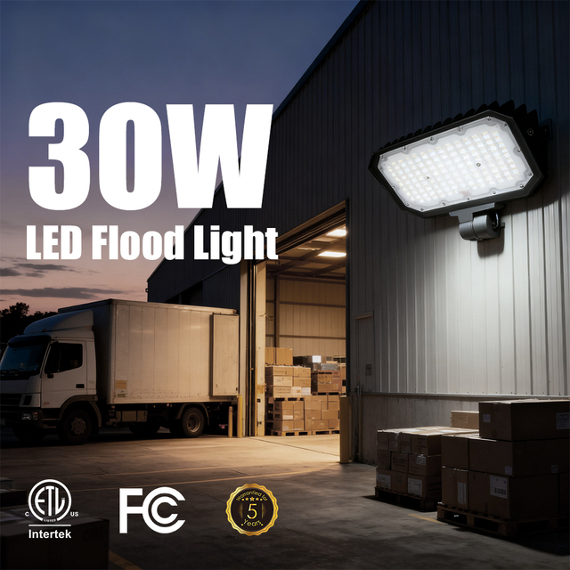 30W SMD High-Efficiency IP65 LED Sensor Light